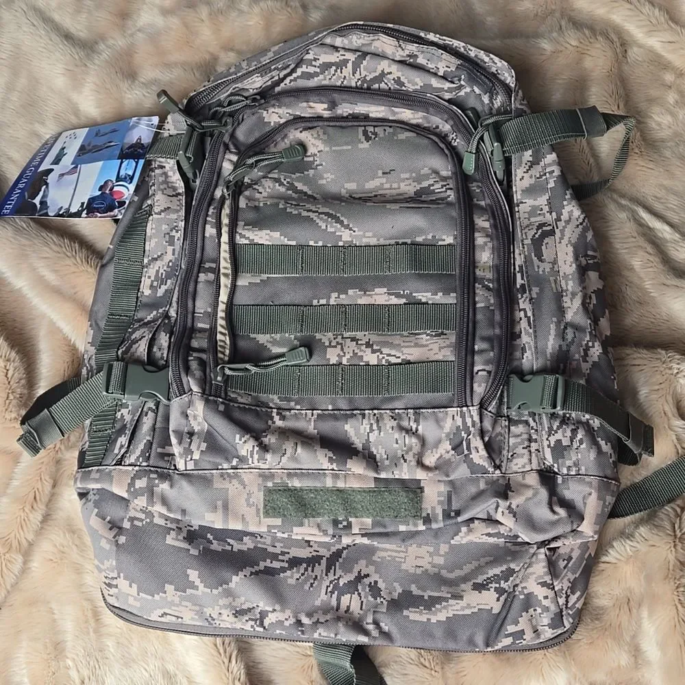 Mercury Luggage Code Alpha Expandable Camouflage Tactical Backpack -NEW